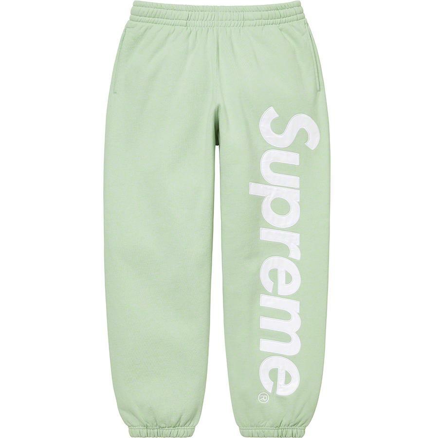 [現貨] Supreme FW22 Satin Appliqué Sweatpant Mint