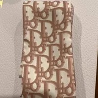 [S] DIOR OBLIQUE MITZAH SCARF, ROSE, SDD18 (SDD18)
