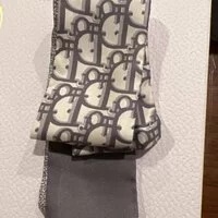 [S] DIOR OBLIQUE MITZAH SCARF, GREY, SDD19 (SDD19)