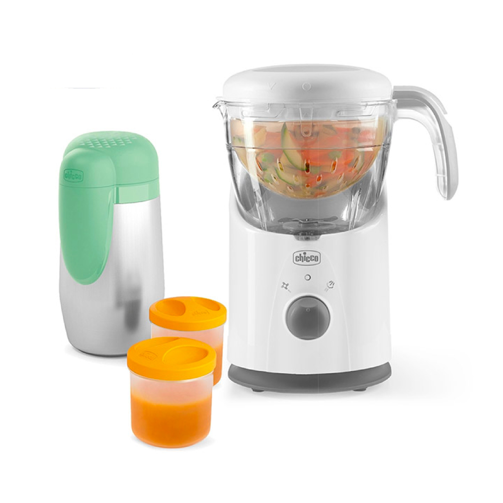 多功能食物調理機+多功能不鏽鋼保溫罐(附食物保存盒)