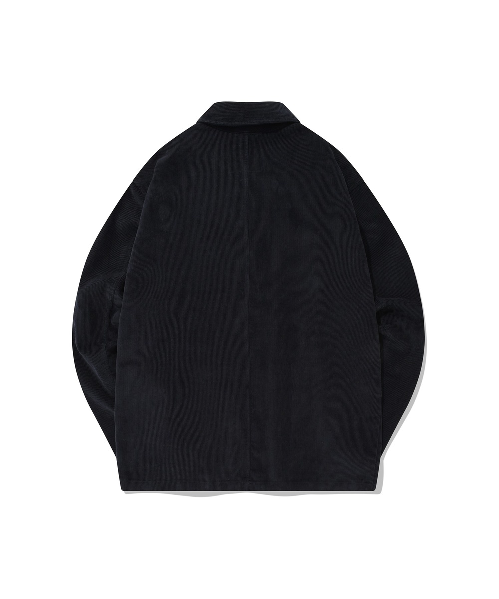 COVERNAT 燈芯絨 工作夾克 外套 海軍藍