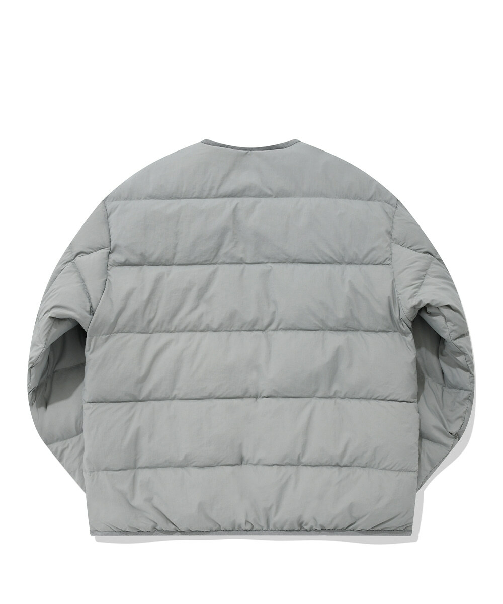 COVERNAT RDS Light 無領 羽絨外套 夾克 灰色