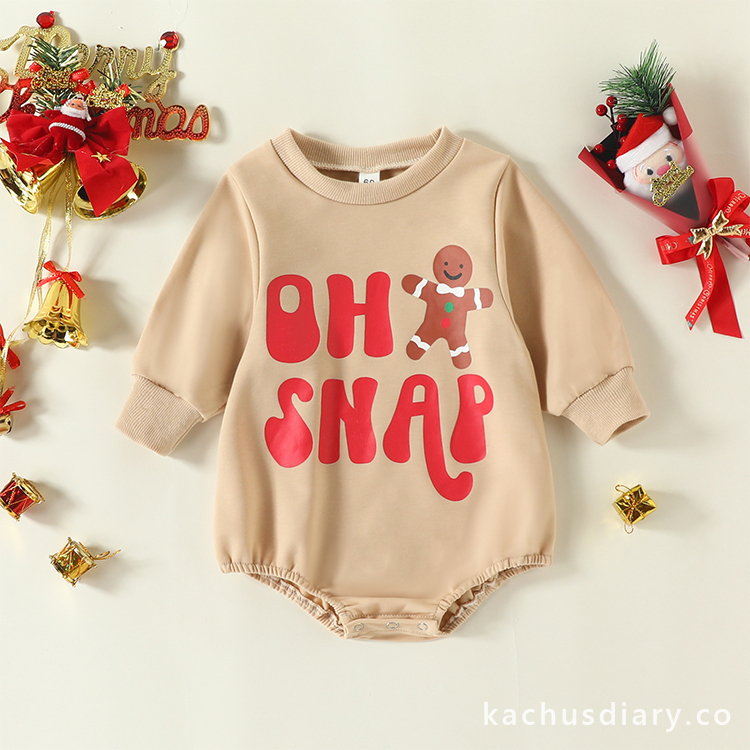 Gingerbread man bodysuit