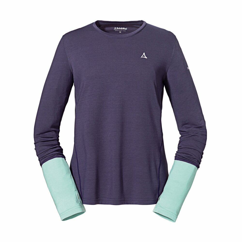 【Schoffel】女排汗快乾機能長袖上衣 / 22SL20-13335-[紫、藍、黑]