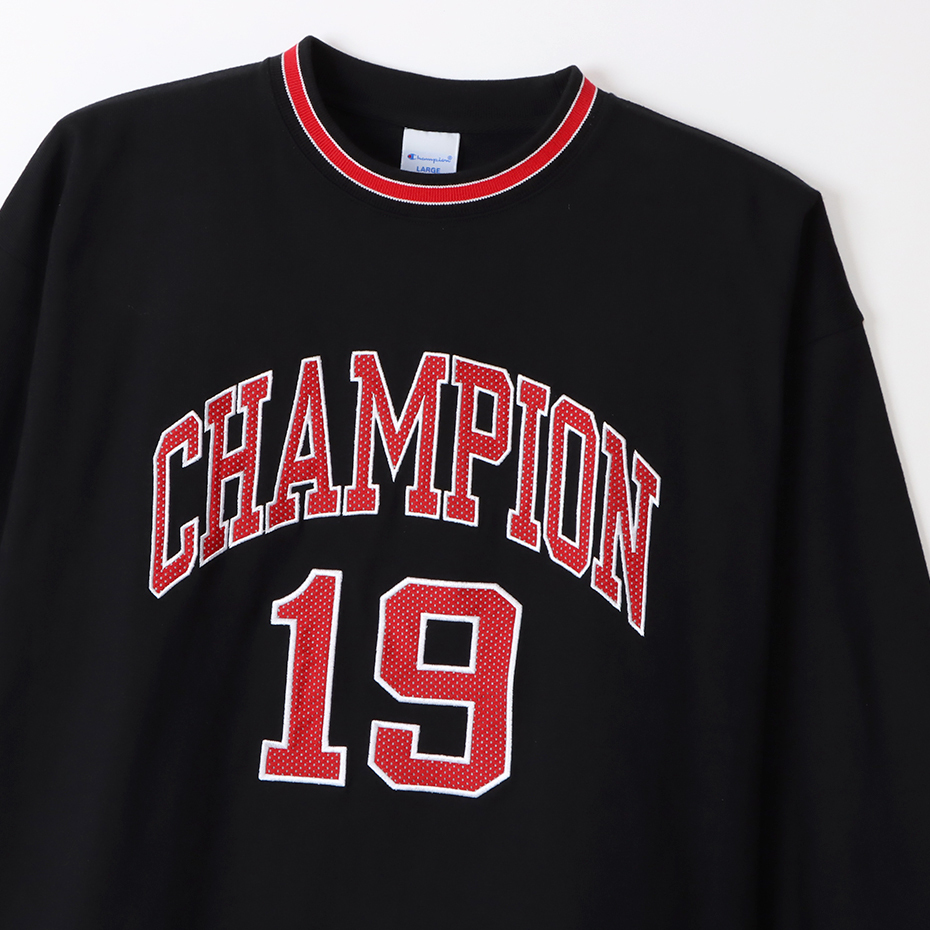 男款-ACTION STYLE印花LOGO長袖上衣-黑色（C3-W423-090）