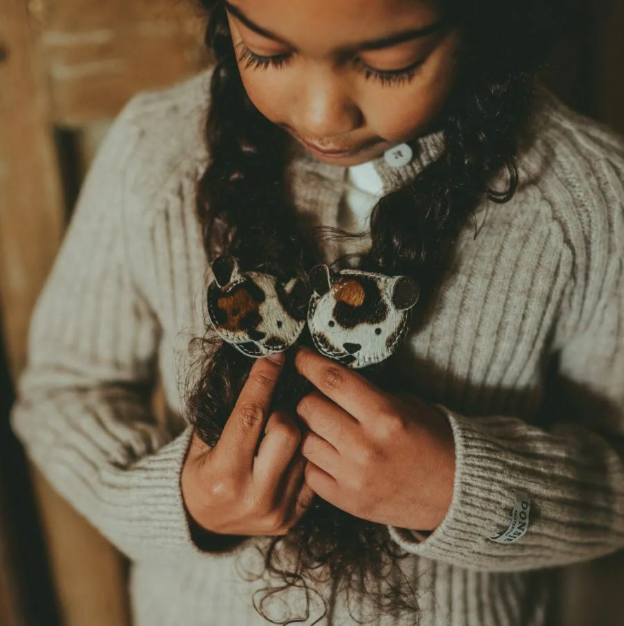 DONSJE 美洲豹皮革髮夾 JOSY EXCLUSIVE HAIRCLIP - Jaguar