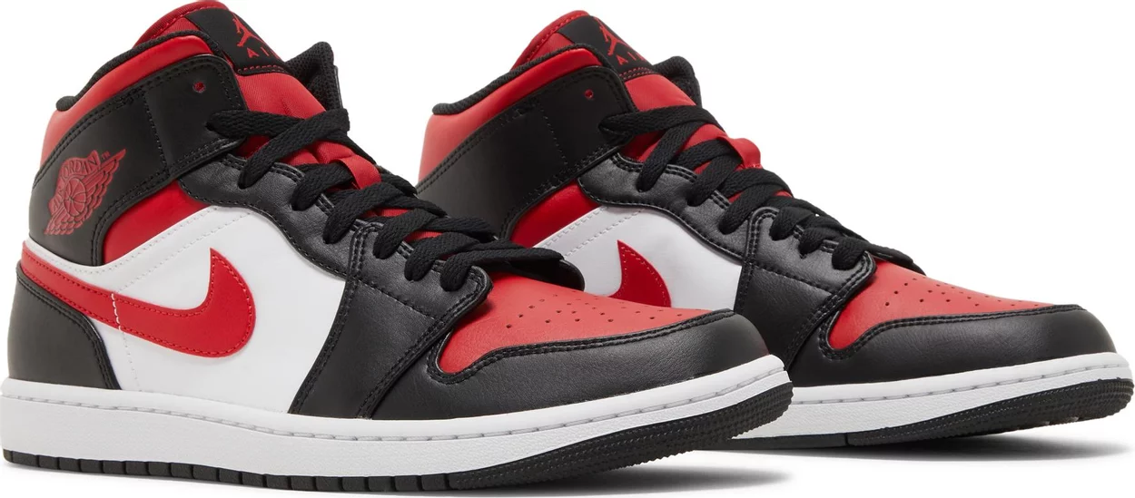Air Jordan 1 Mid 'Bred Toe' 554724-079【預購商品】