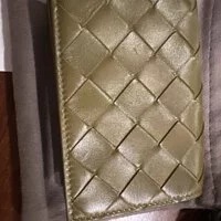[S] BOTTEGA 593115VCPP32855 PORTA CARD INTREC.15 NAP 19/NAP 19, MUD-GOLD, 8091378427 (SBV15)