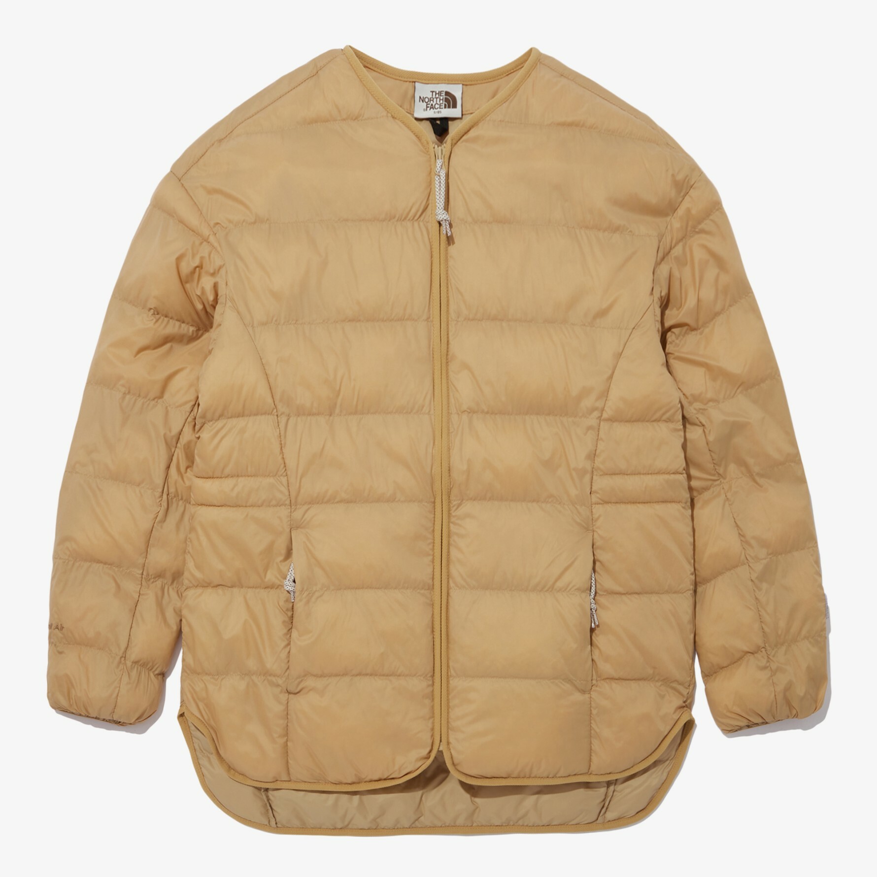 THE NORTH FACE 白標 女 COMFY ON BALL 羽絨 外套 卡其 米 NJ3NN80L