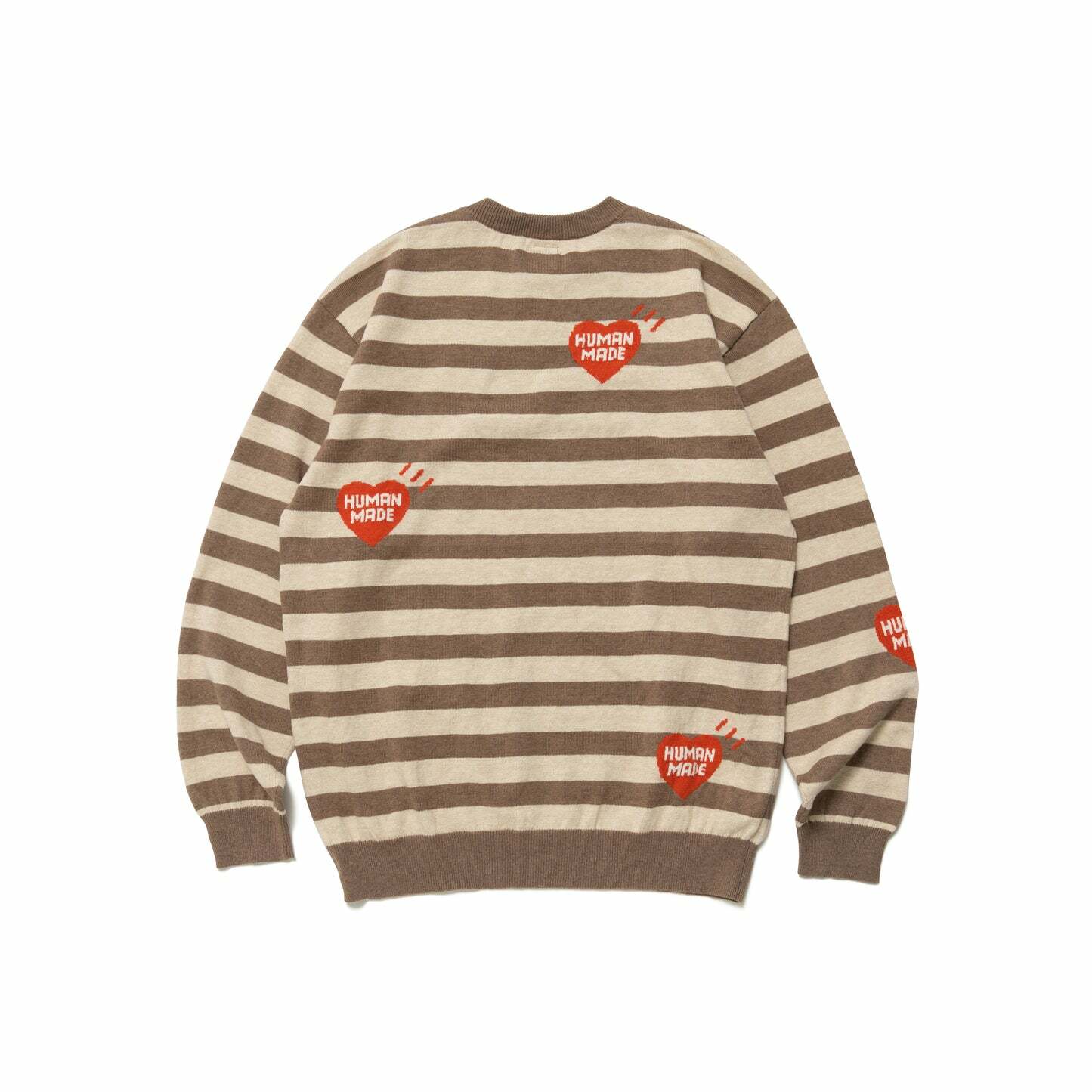 2022AW HUMAN MADE STRIPED KNIT SWEATER 愛心毛衣條紋現貨