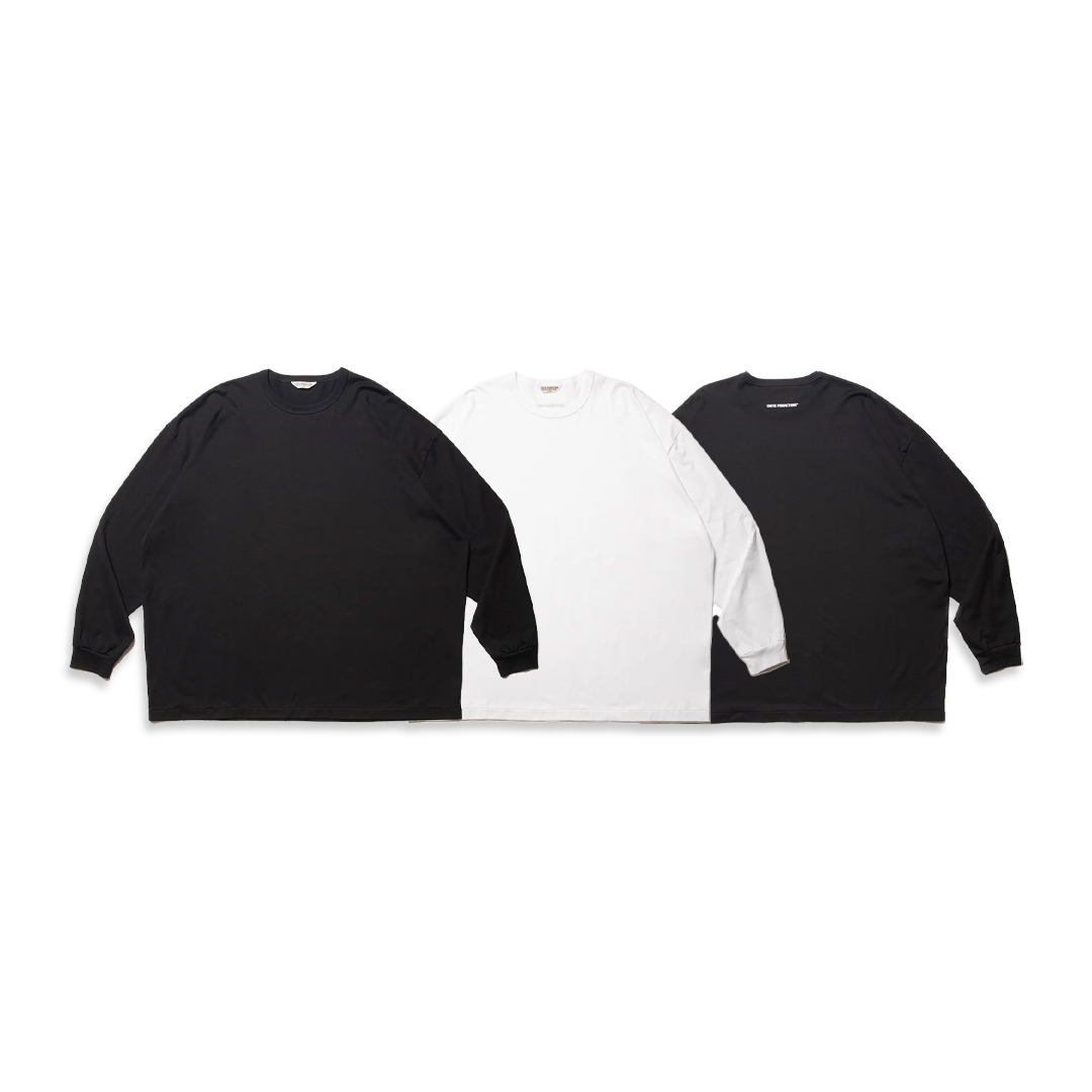 COOTIE PRODUCTIONS 22AW SUPIMA OVERSIZED L/S TEE