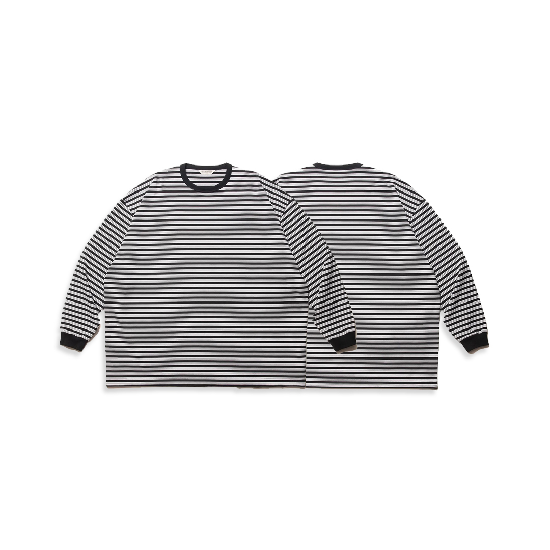 cootie SUPIMA BORDER OVERSIZED S/S TEE-