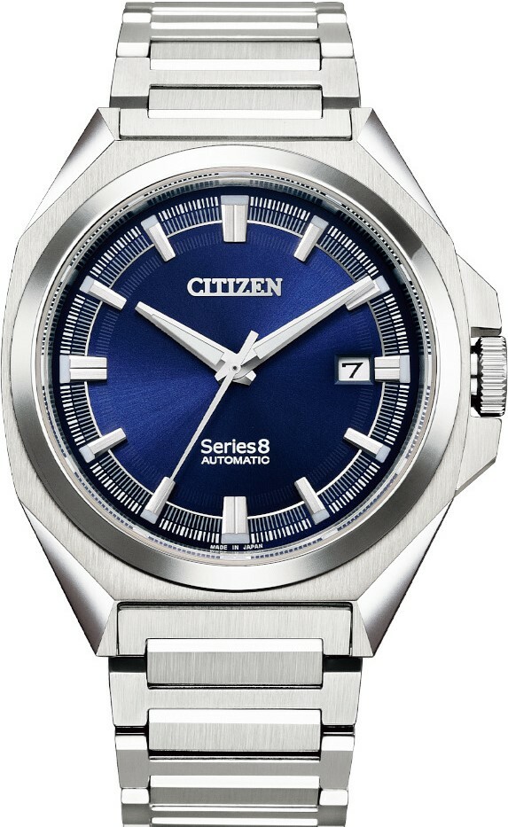 萬年鐘錶 - Citizen 星辰錶 series 8系列831款   時尚、果敢、能幹 經典不鏽鋼款機械男錶  NB6010-81L 錶徑40MM