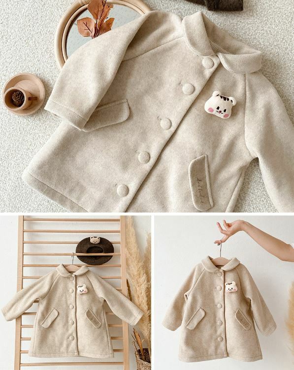 Dot to Dot 羊毛混紡系列 - 時尚大褸