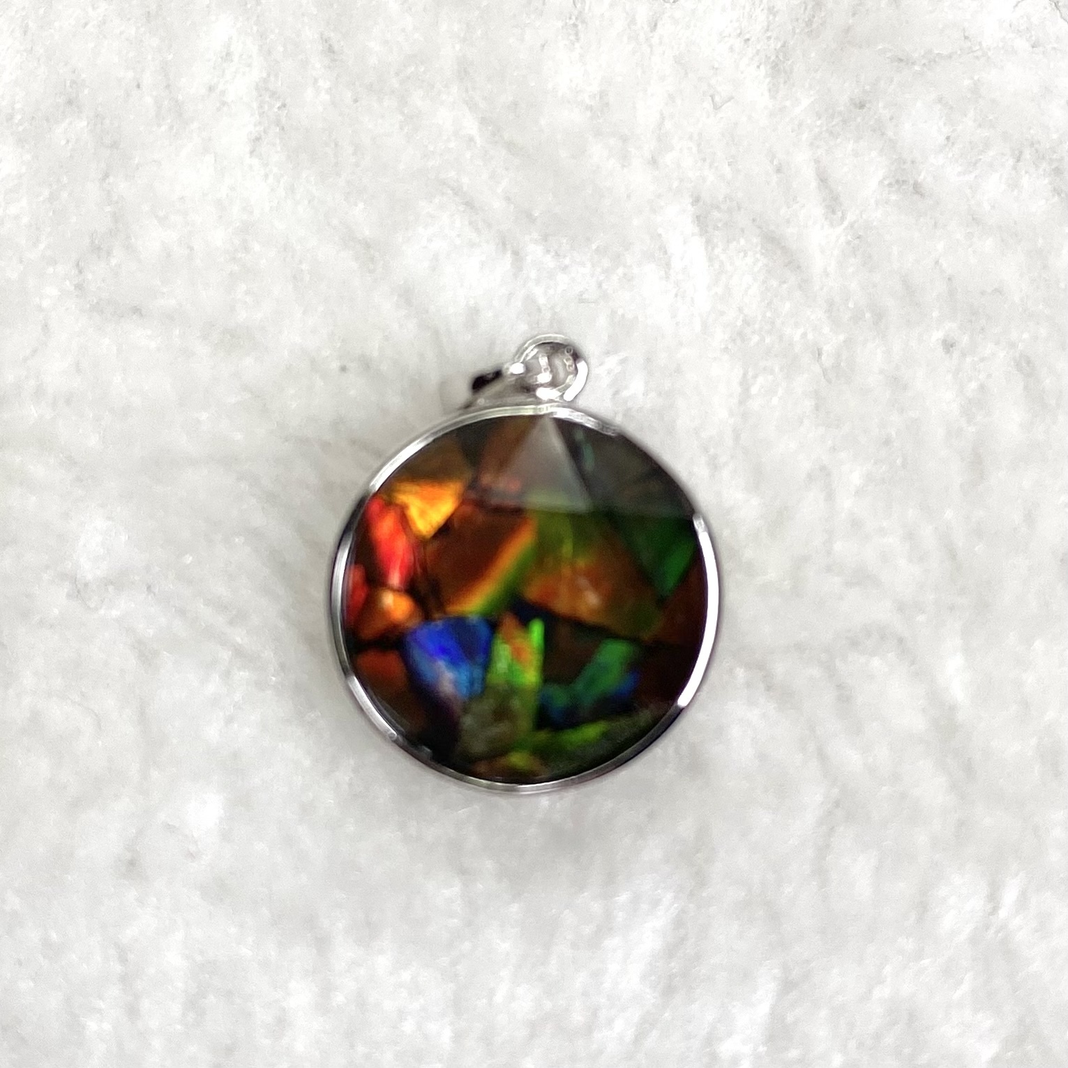 斑彩石吊墜 #A144A