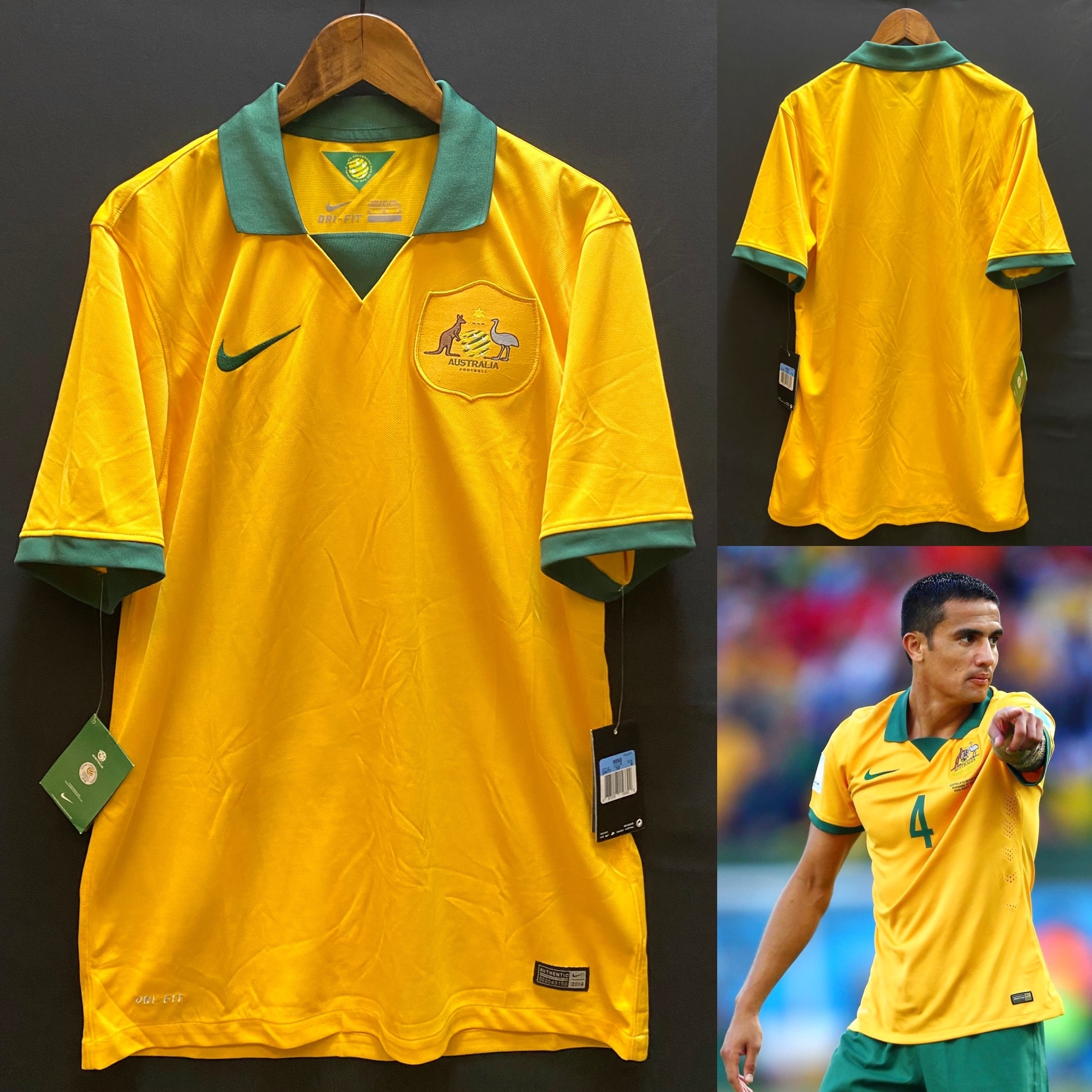 Australia 2014 FIFA World Cup Nike Home shirt