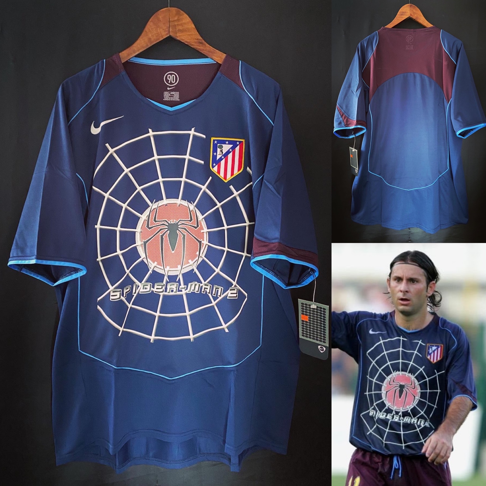 (更衣室版) 馬德里體育會 2004-2005 Nike 作客更衣室球員版球衣