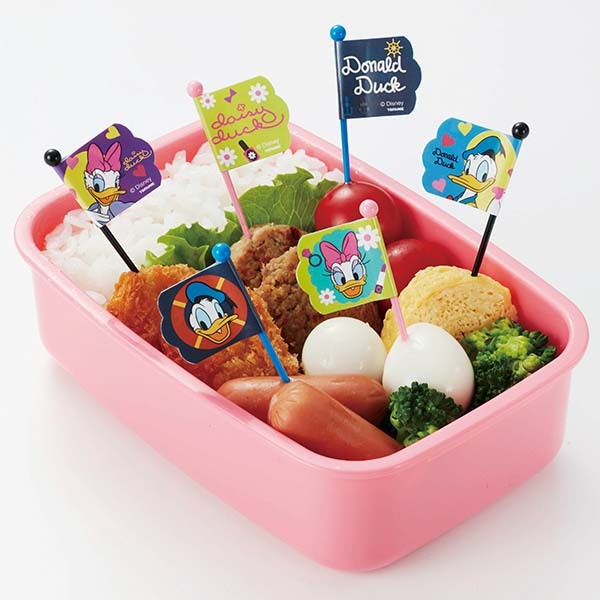 (可重覆使用,非一次性)Mama's Assist TORUNE 唐老鴨&黛絲旗仔食物籤 9入 旗仔籤(可重覆使用,非一次性)