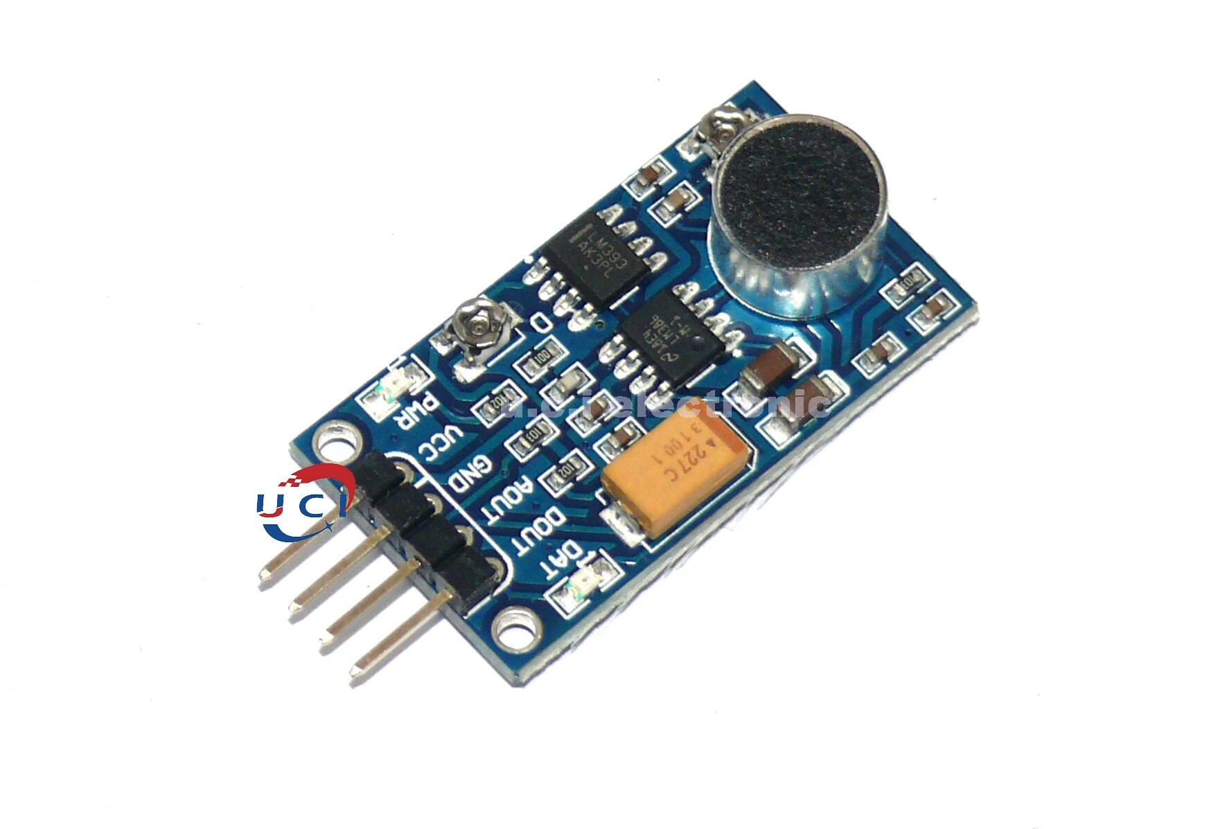 【UCI電子】(2-5) 微雪 聲音感測器模組 聲控模組 聲音檢測 LM386模組 相容Arduino