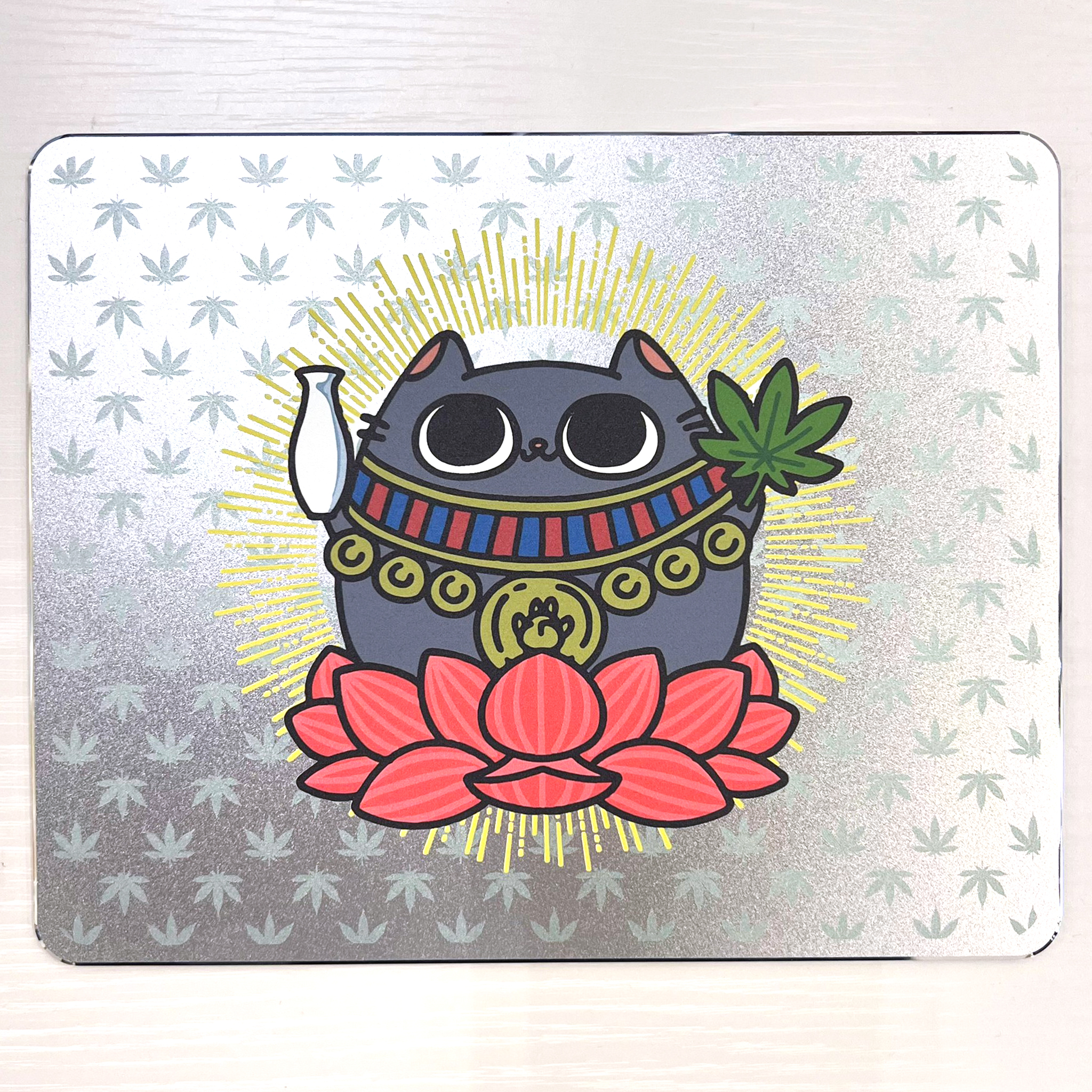 貓神鋁合金滑鼠墊
