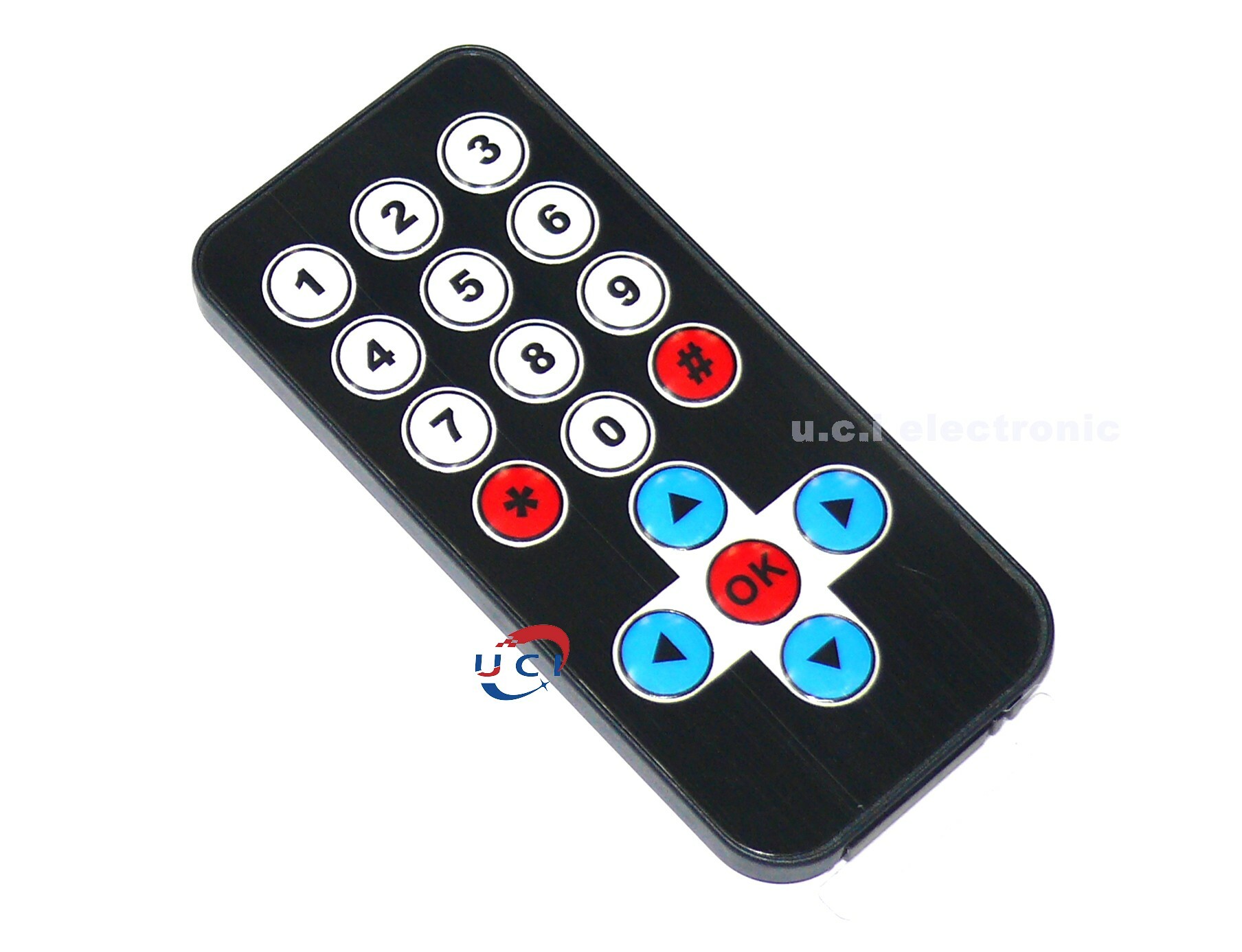 【UCI電子】(W-1) MP3遙控器 黑色 銀色 1838紅外線遙控器迷你遙控器