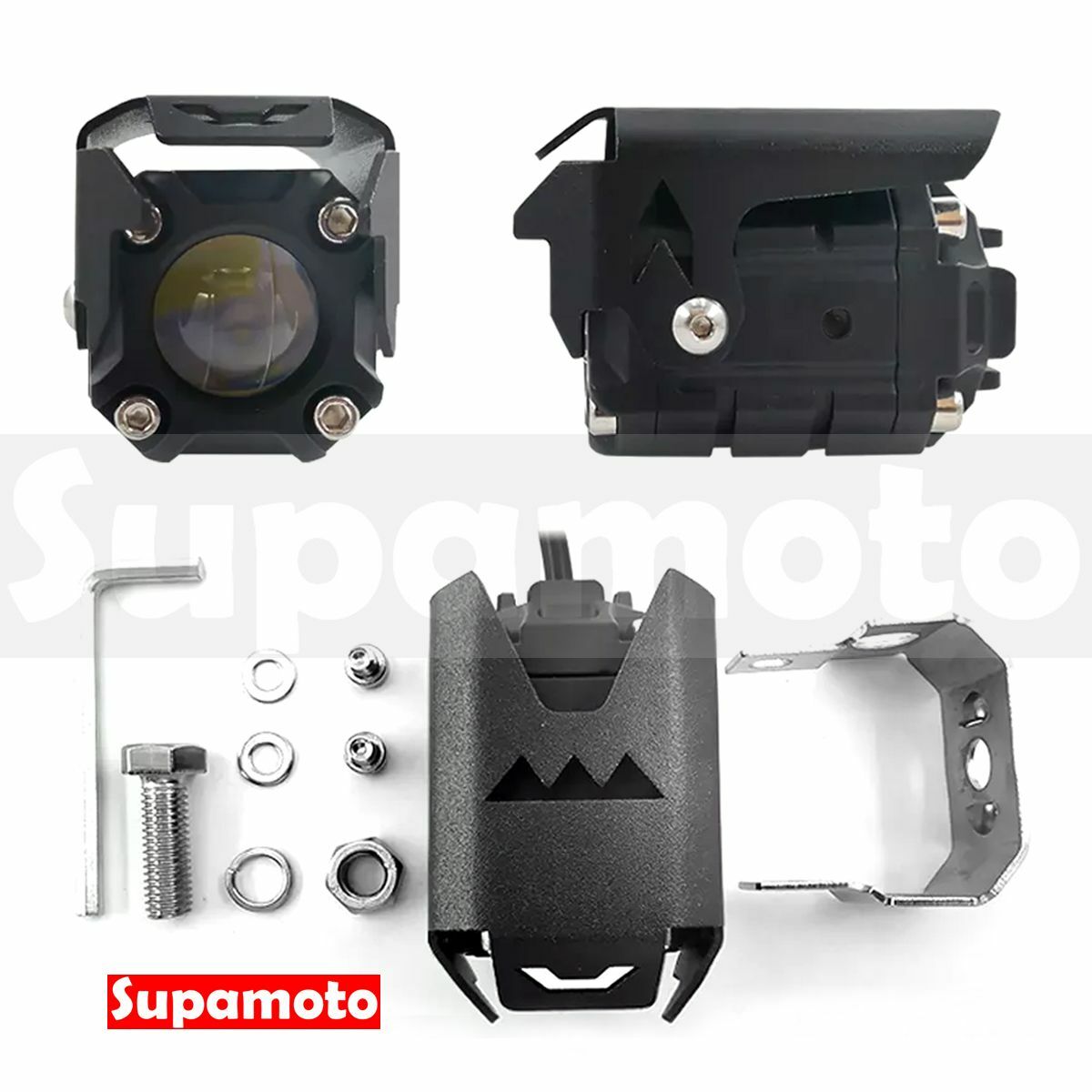 -Supamoto- LED 魚眼 雙色 霧燈 LF11 遠近燈 日行燈 小鋼炮 透鏡 越野 防水 通用 改裝 白 黃