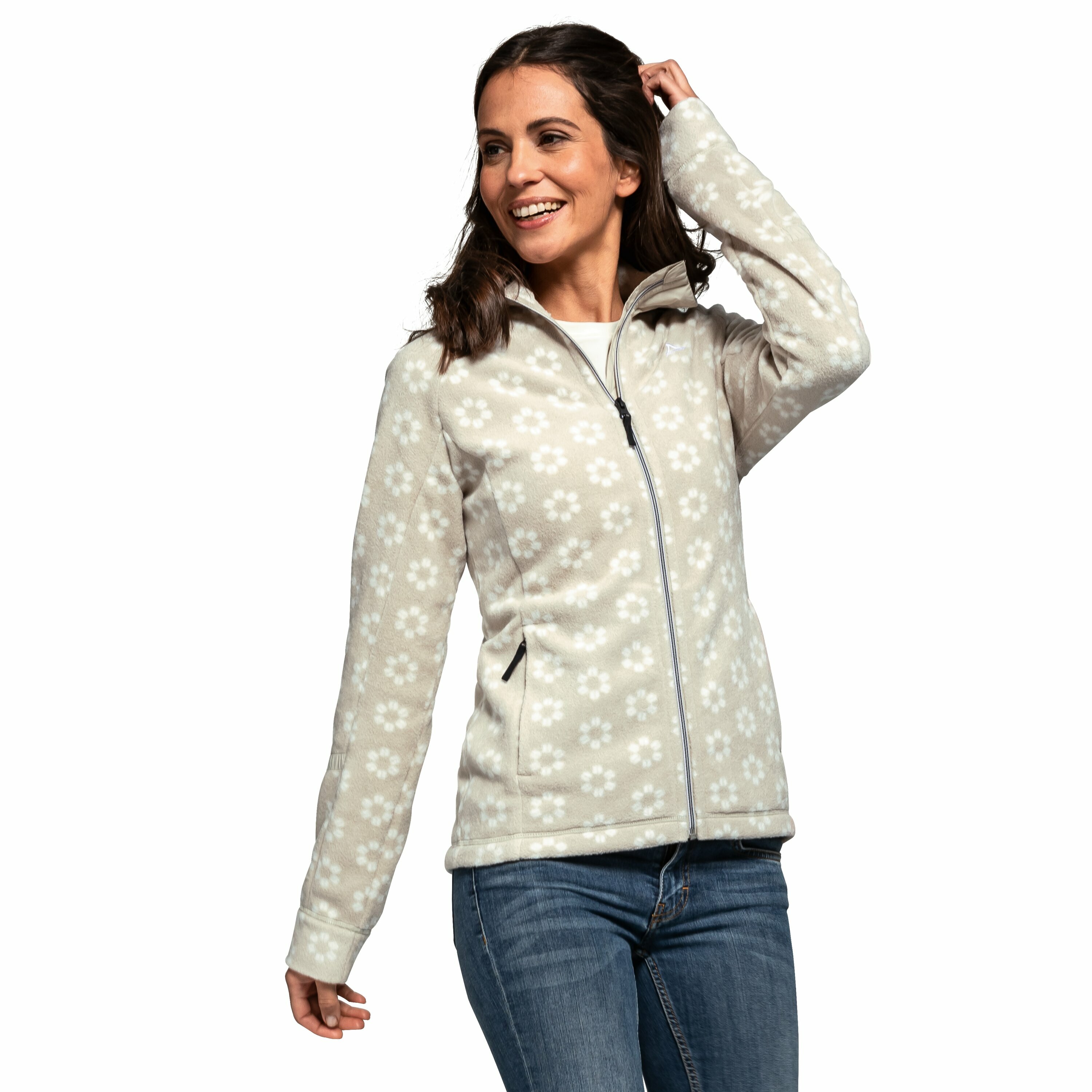 【Schoffel】女保暖透氣快乾刷毛外套 / 22SL10-13287-[淡黃、藍]