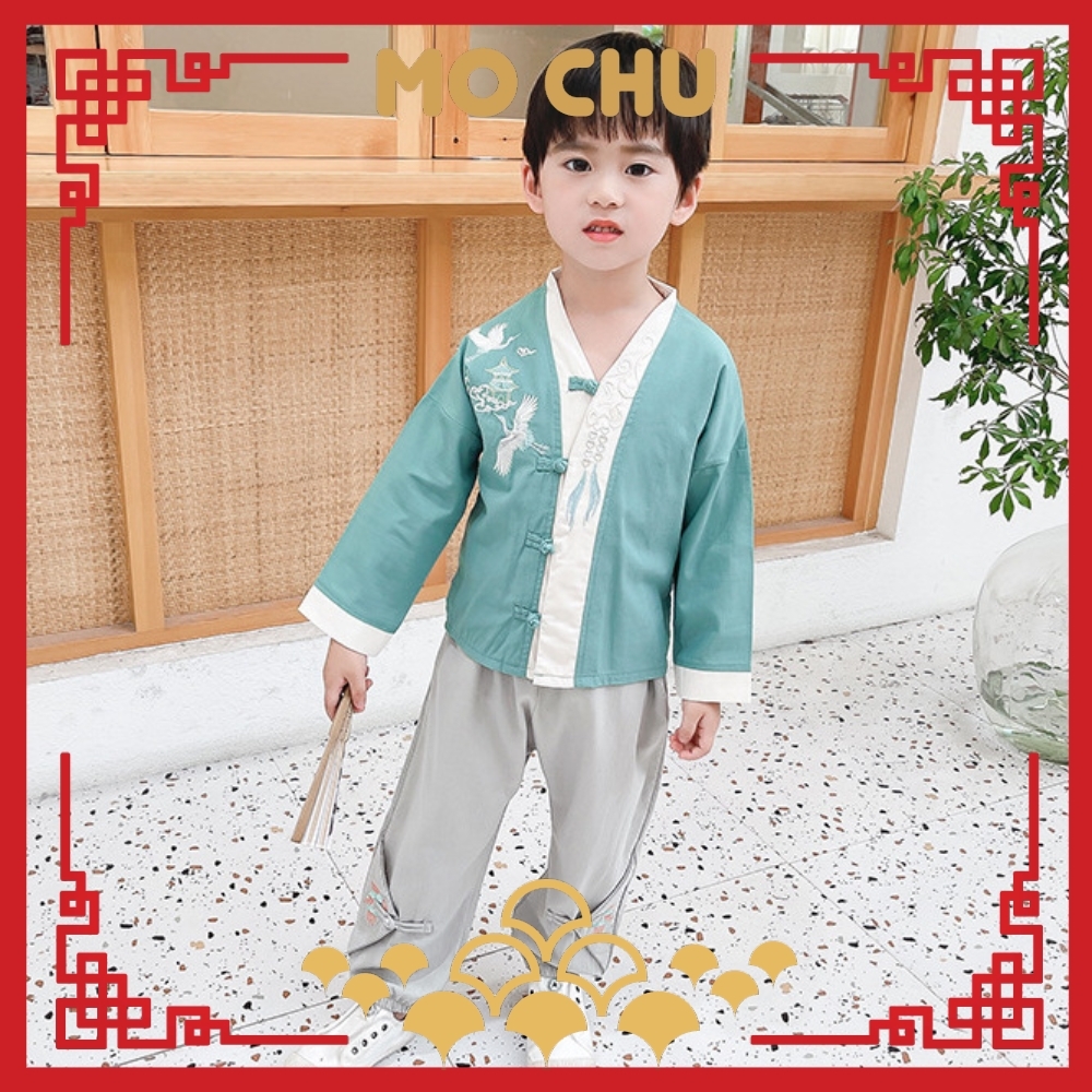 (120cm)飛鶴刺繡年服套裝