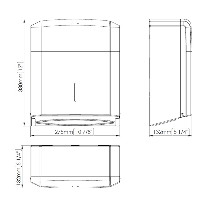 Mediclinics DT2106CS Paper Towel Dispenser