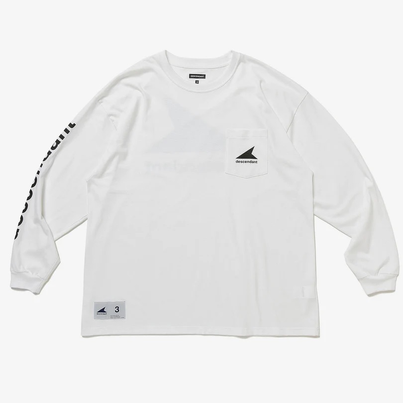 DESCENDANT FW22 CETUS CROP LS WHITE