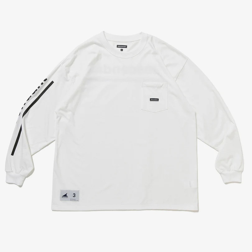 DESCENDANT FW22 HORIZON CLOP LS WHITE