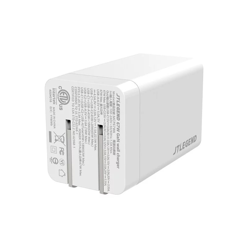 JTL MEGA CUBE GaN 67W快速充電座-白