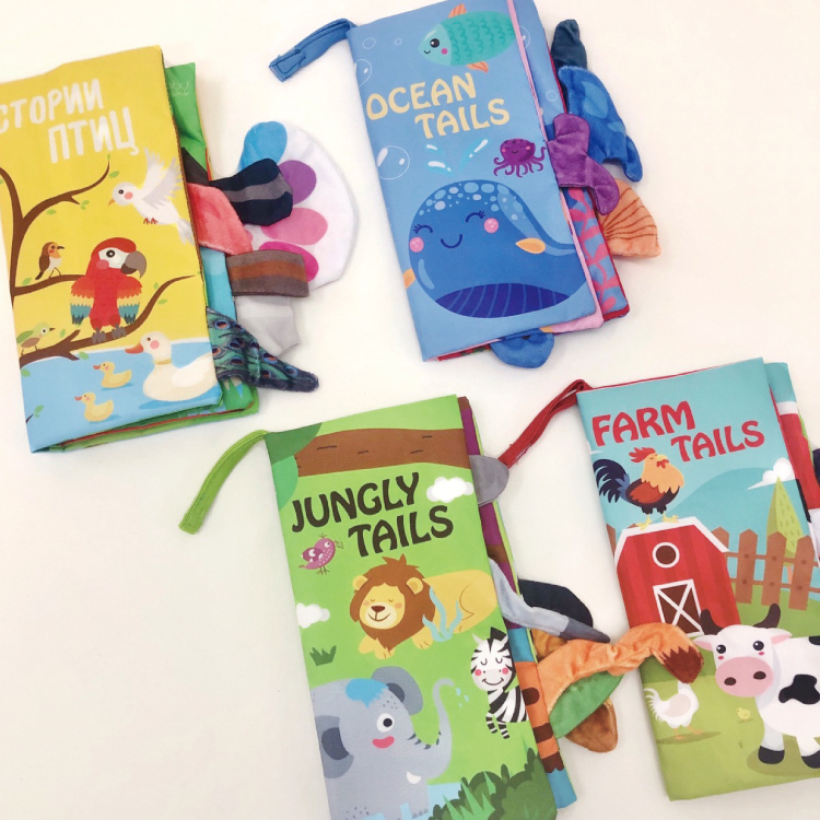 捷比童裝【JS0281】半立體幼兒布書＊四款