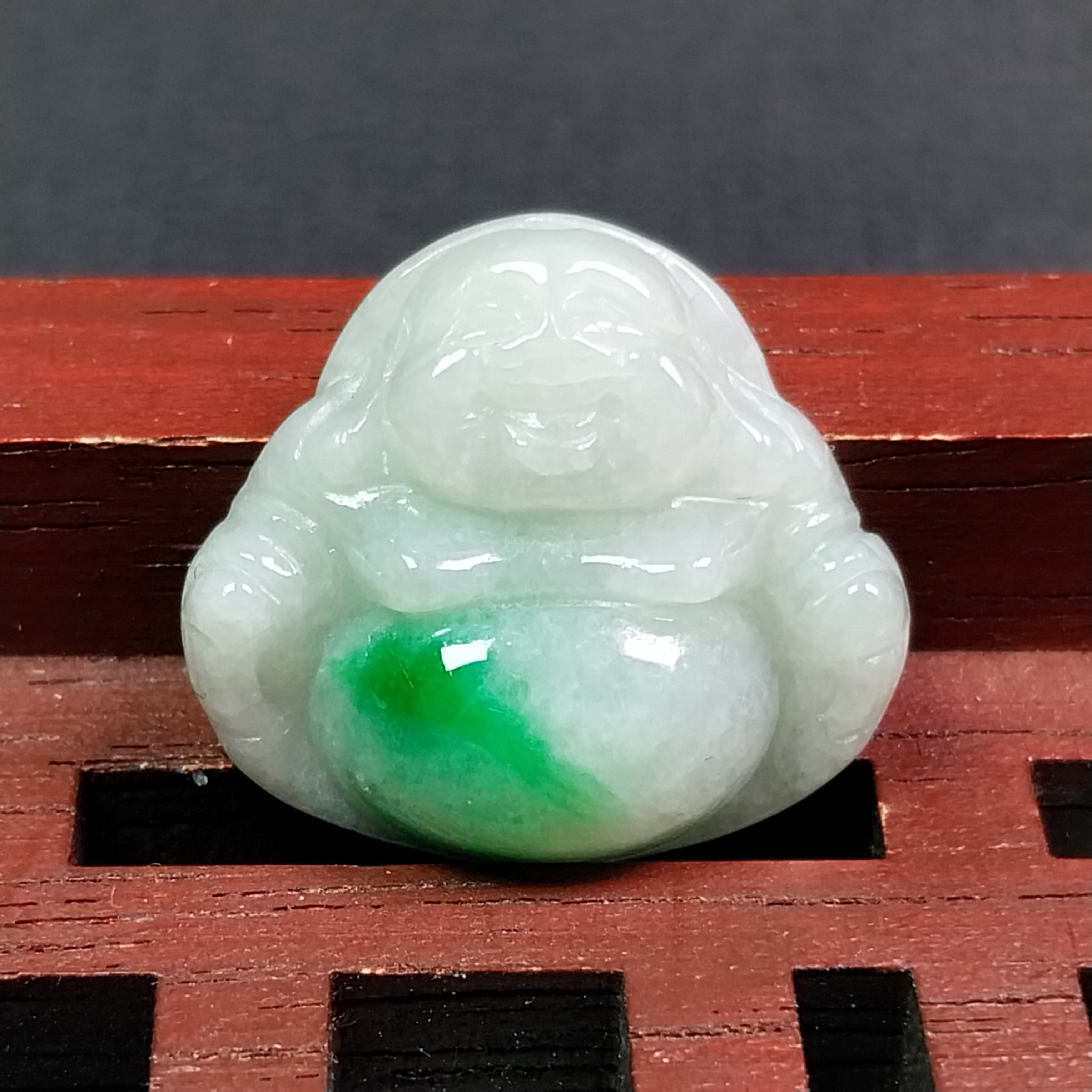 J1971 糯飄綠小笑佛