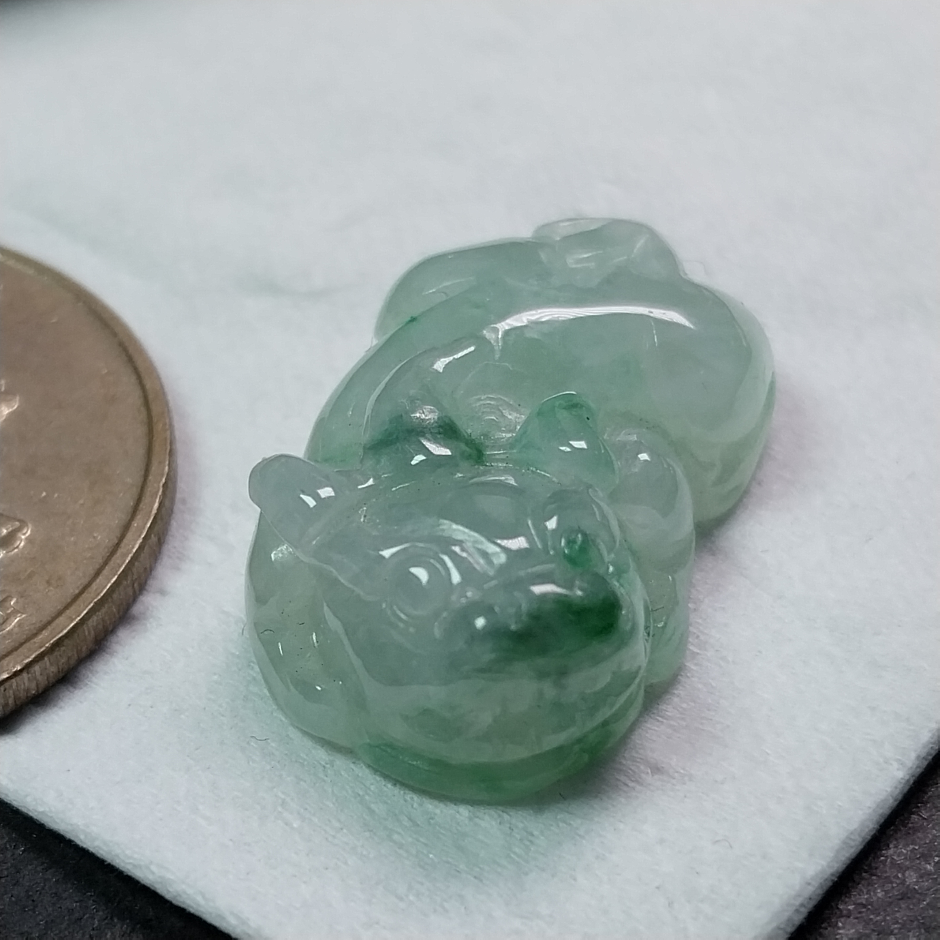 J1975 冰飄綠小貔貅