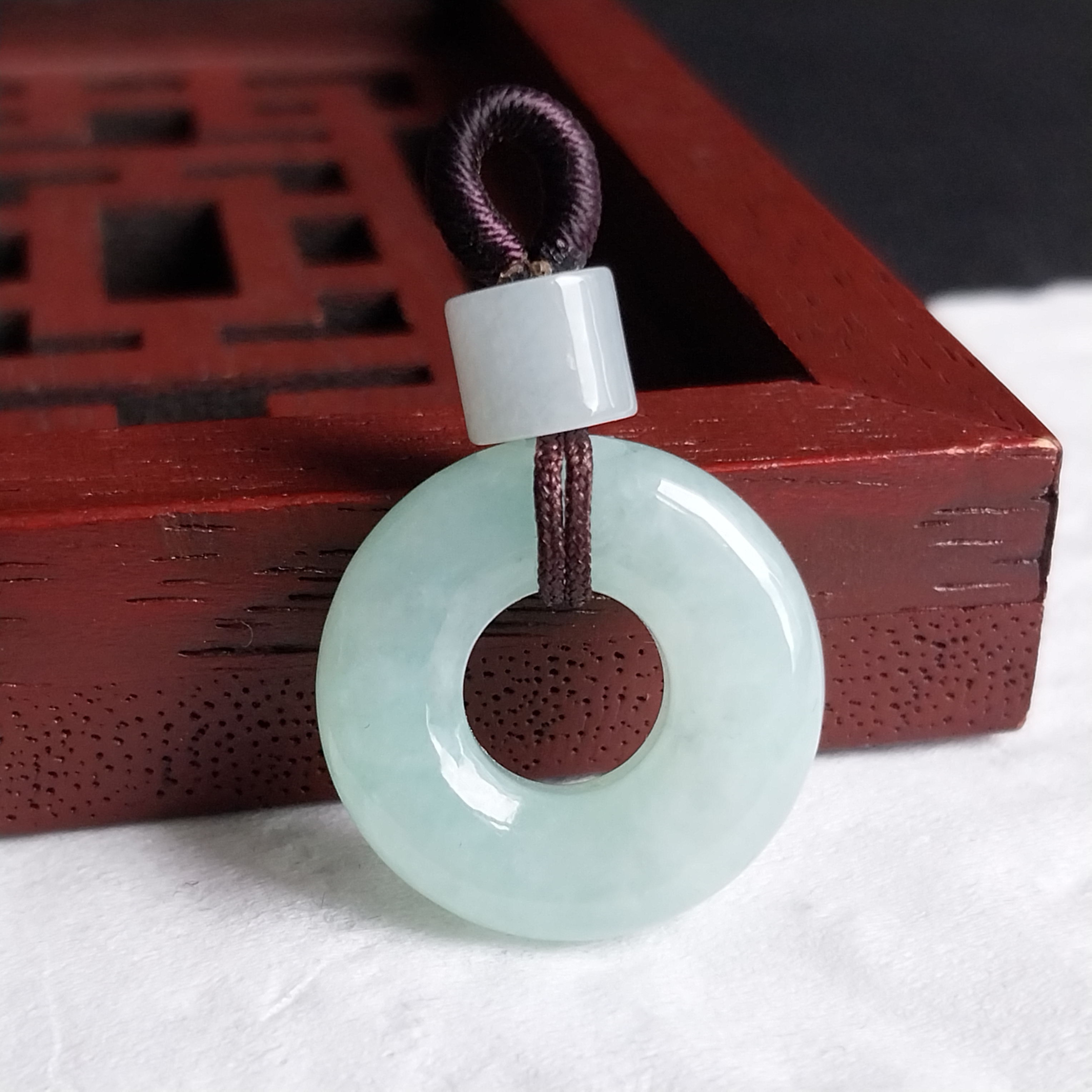 J2069 冰糯晴水平安環 (20mm直徑)