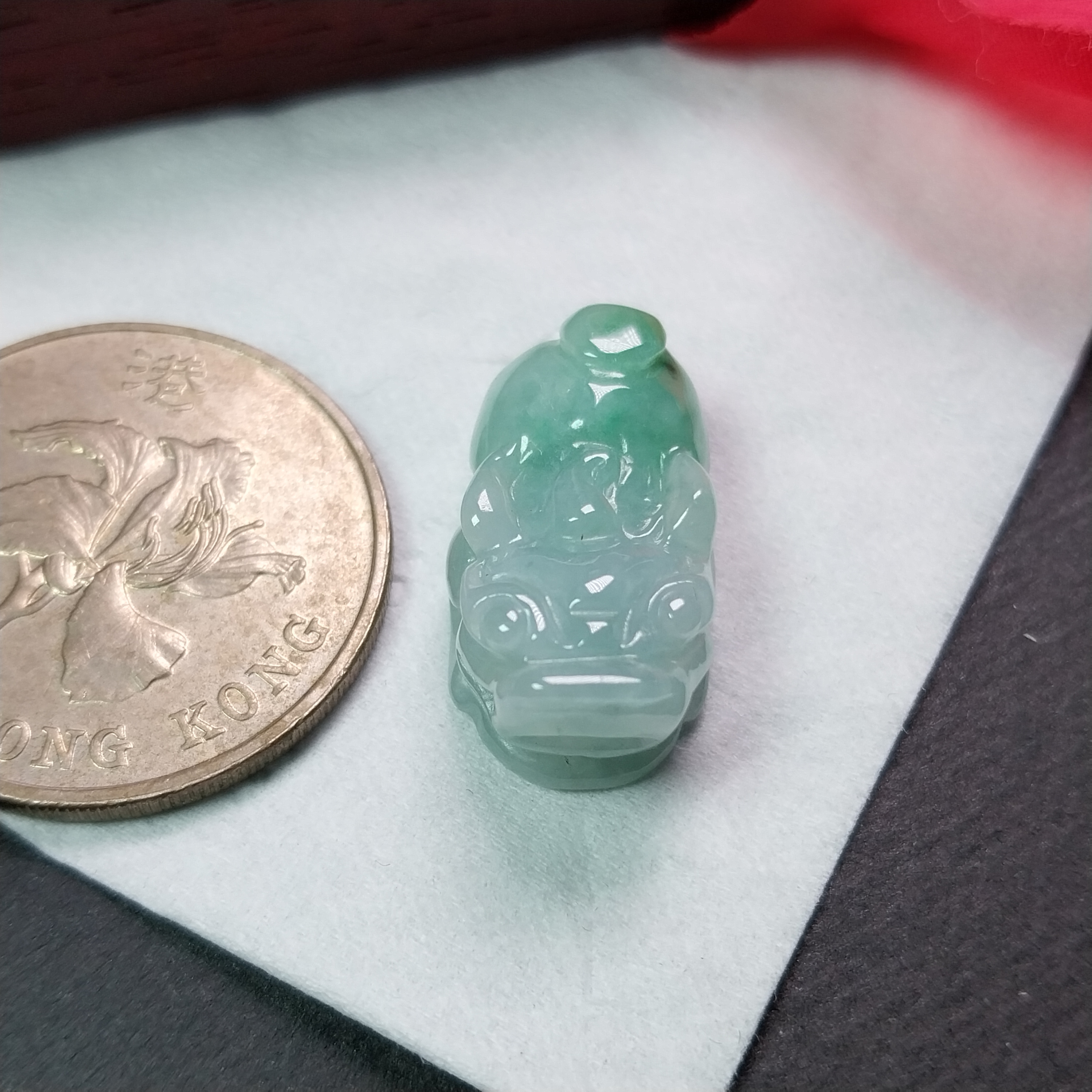 J2073 冰飄綠小貔貅