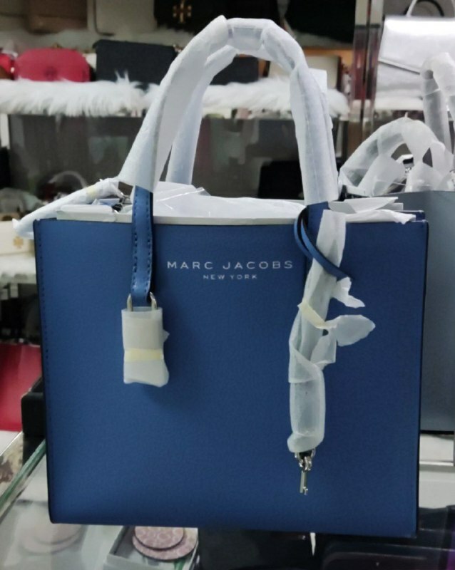 [S] MARC JACOBS MINI COASTAL BLUE GRIND BAG, 191267922492 (SMJ61)