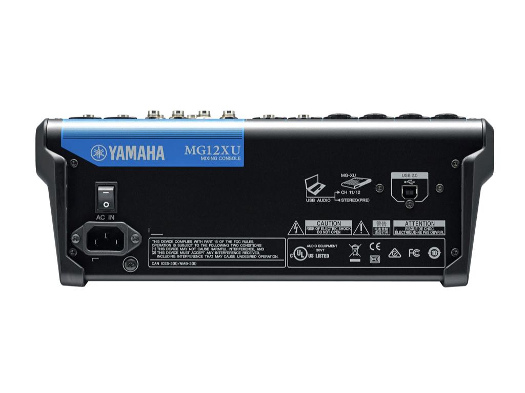 Yamaha YAMAHA - MG12XU 專業型混音器 MIXER 可當錄音介面 USB 支援48V 第 3 張圖片｜三峽麥克風