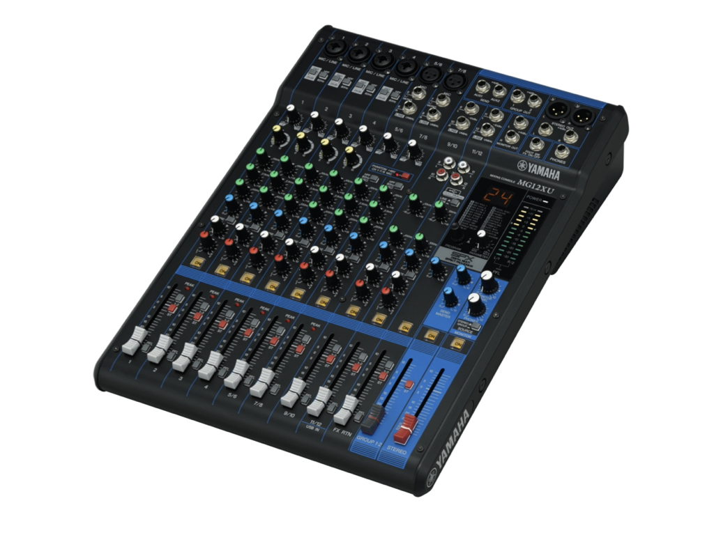 YAMAHA - MG12XU 專業型混音器 MIXER 可當錄音介面 USB 支援48V