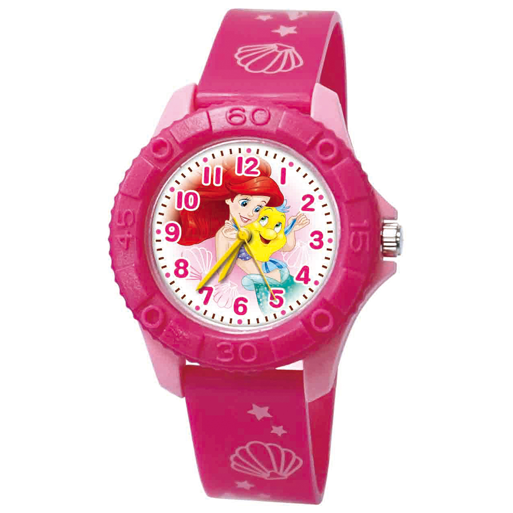 【迪士尼】小美人魚雙色殼兒童錶(22)