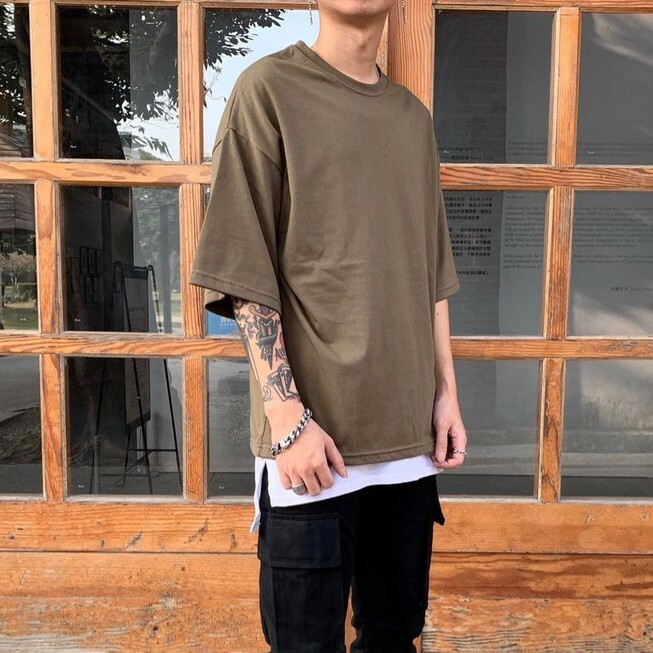 特價出清一件不留 Homemade 五分落肩 五分袖 台灣製 【3621336208】