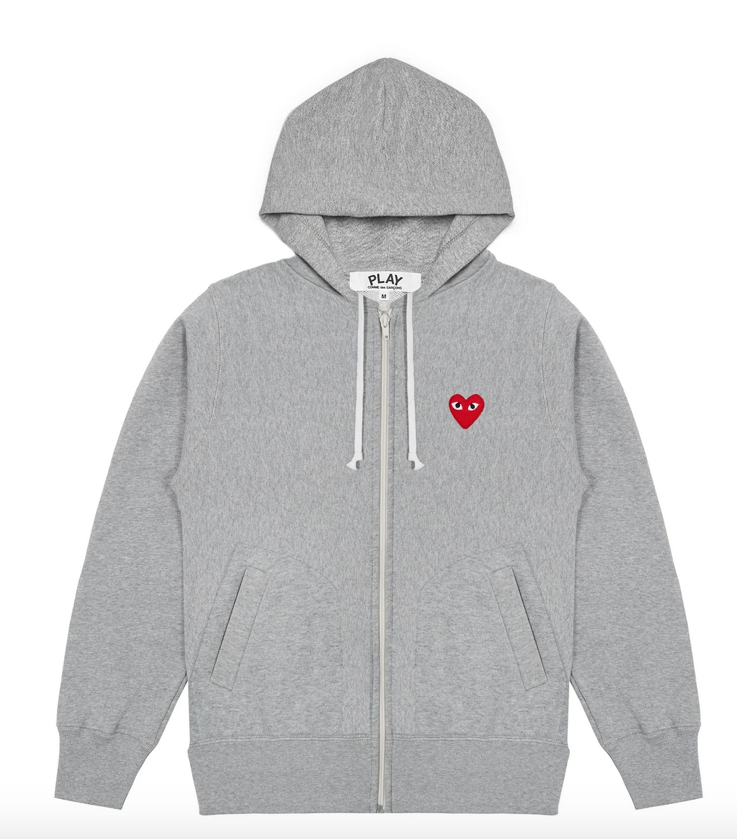 PLAY COMME des GARÇONS ZIP UP HOODIE (4 Colors)