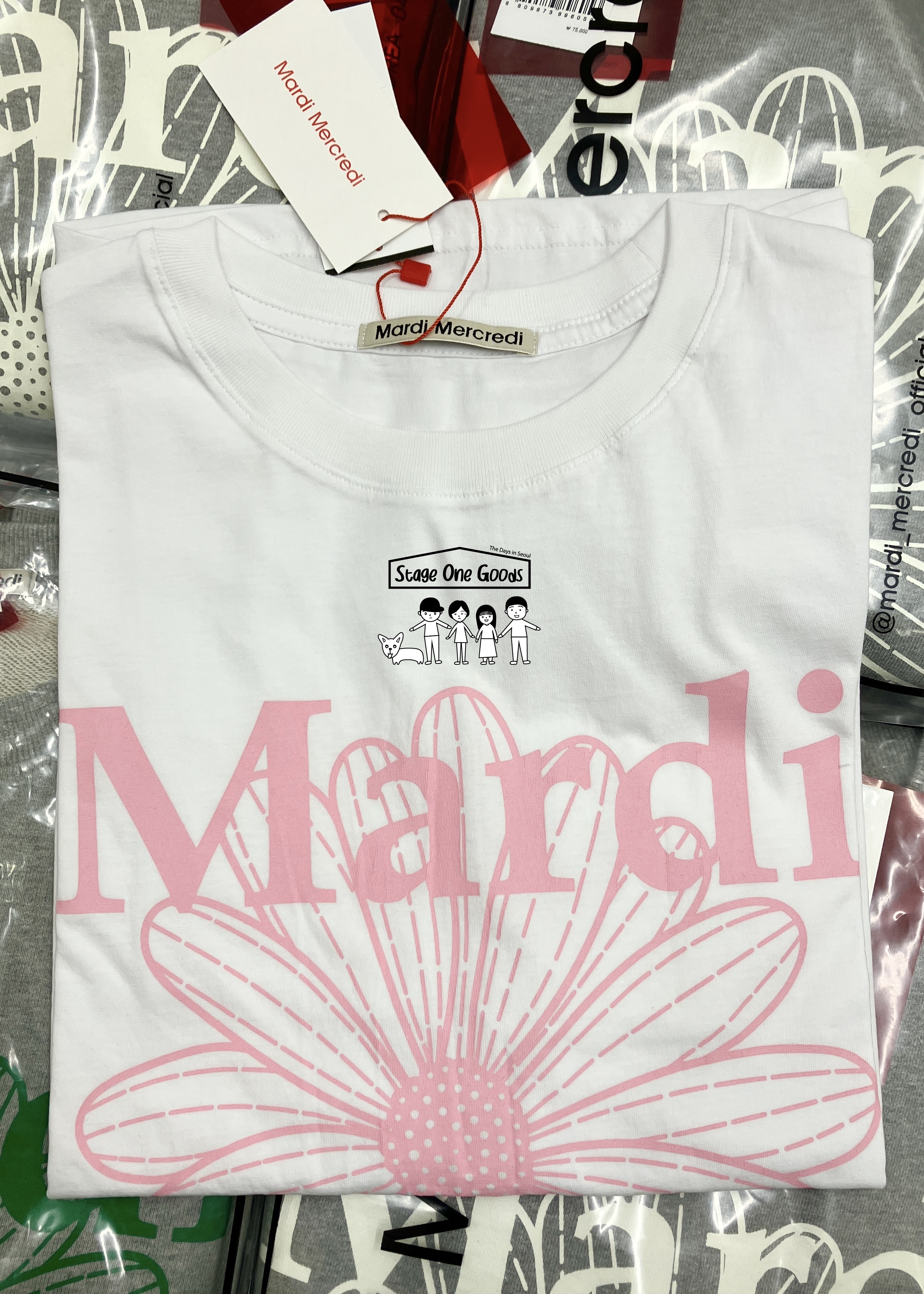 Mardi Mercredi FLOWERMARDI Tshirt