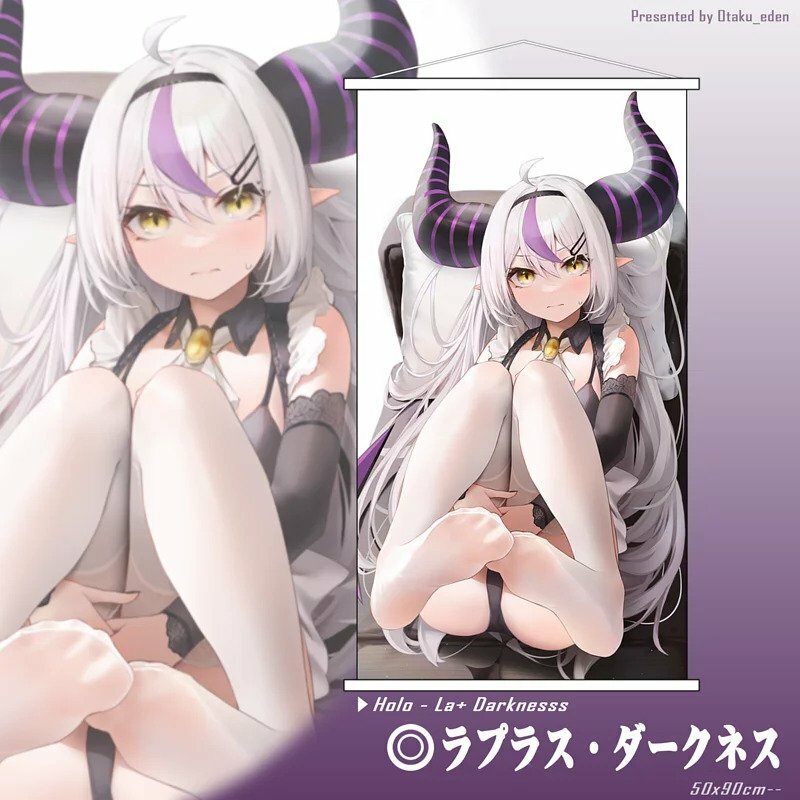 「同人代購」FF40 ラプラス・ダークネス La+ Darknesss (MAID) 掛軸 50x90cm