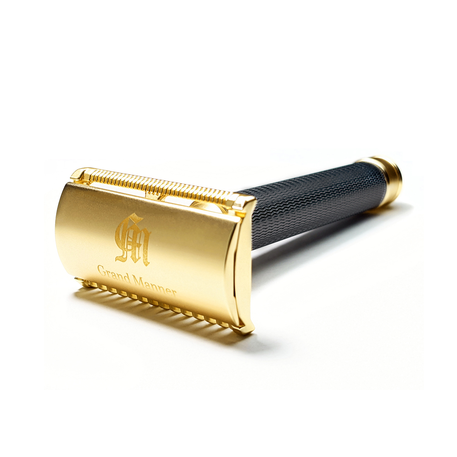 英國 Grand Manner 特務系列 復古雙面安全手動刮鬍刀（二合一刀頭 / 傳統老式雙刃刮鬍刀片）