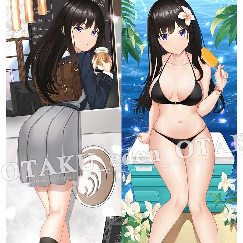 「同人代購」FF40 Lycoris Recoil- 井ノ上 たきな Inoue Takina 等身抱枕