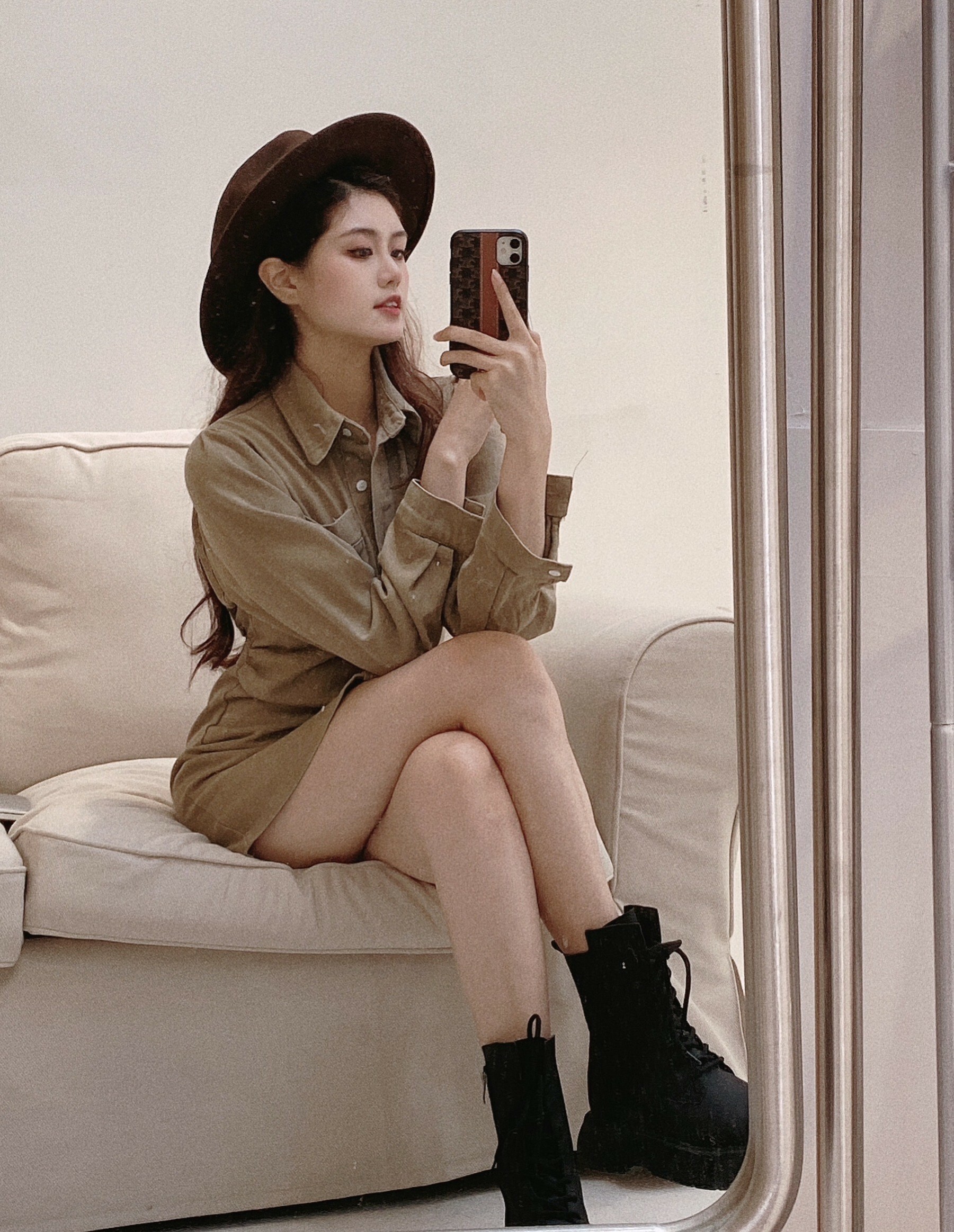 斜紋率性水洗洋裝/二色