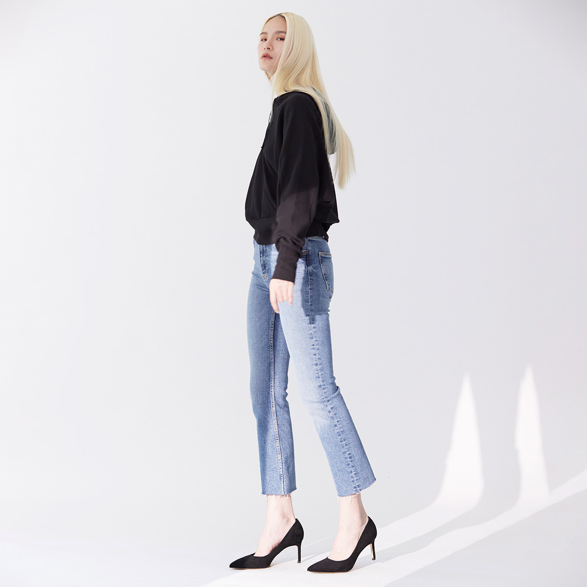 a-｜Owl 彈性連帽上衣