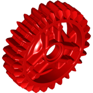Lego 65413 Technic, Gear 28 Tooth Double Bevel with Pin Hole